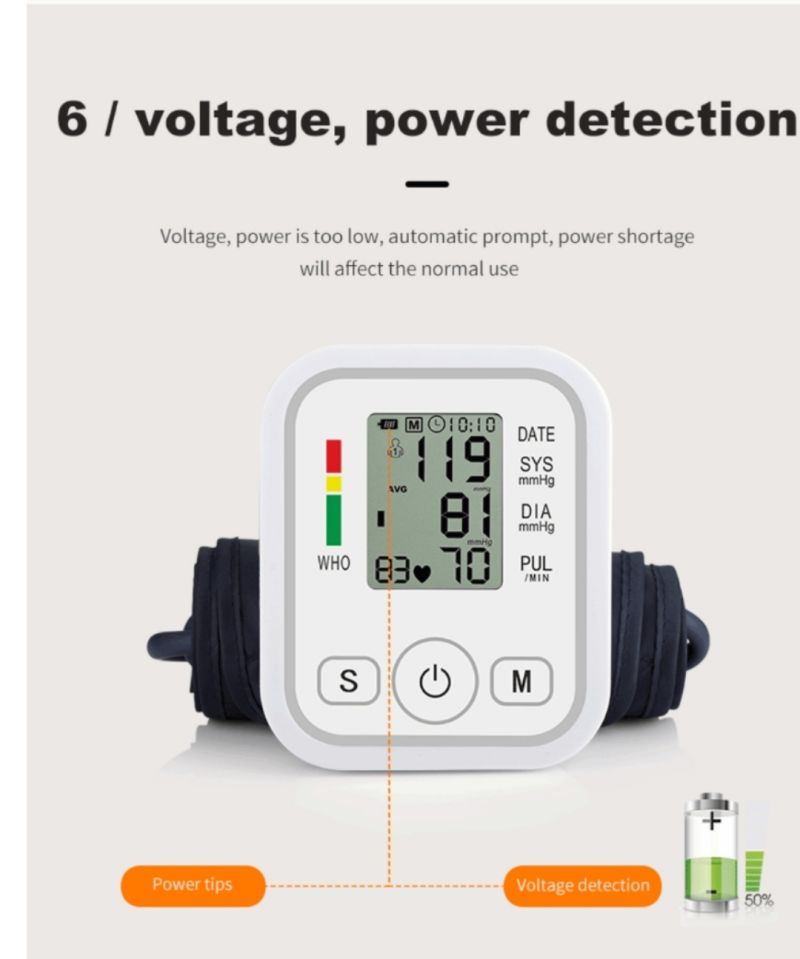 Electronic Digital Blood Upper Arm Blood Pressure Monitor