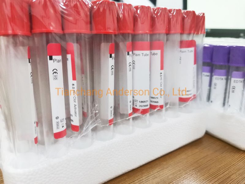 Disposable Vacuum Blood Collection Tubes (clot activator tubes)