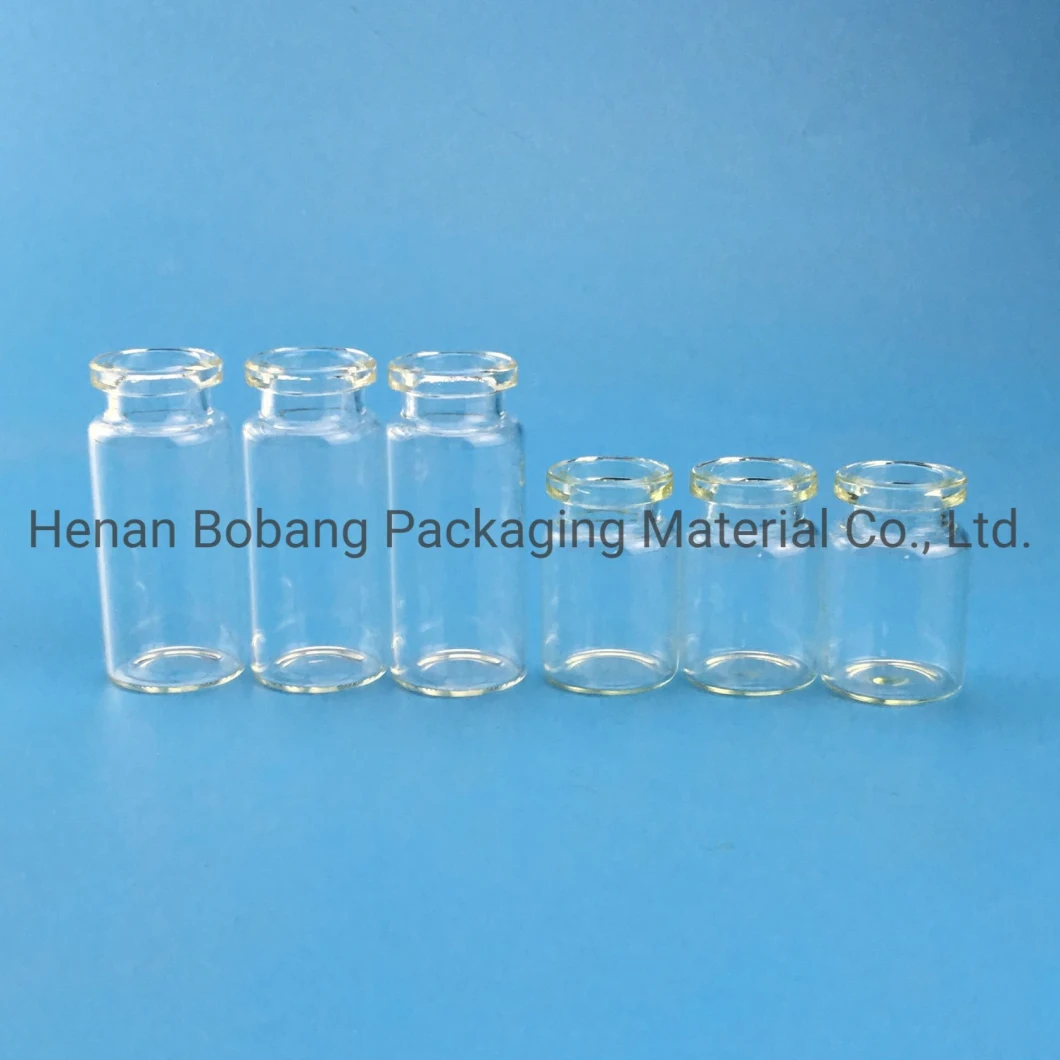 Empty Glass Vials 10ml Clear Tubular Vials