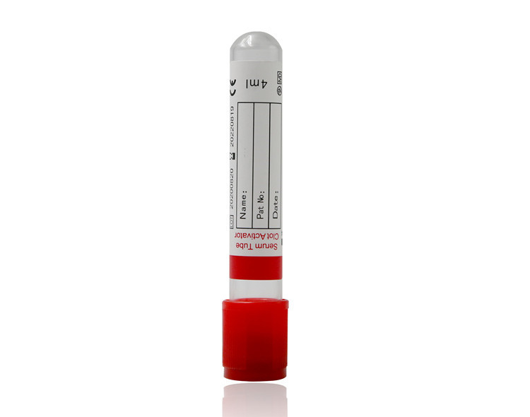 Medical Disposable No Additive Vacutainer Tube for Blood Collection Prp