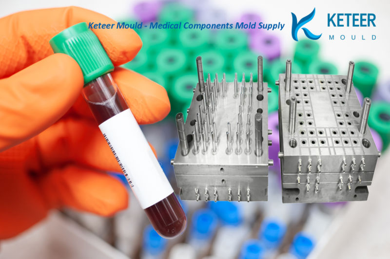 OEM Multiple Cavity Pet Test Medical Precision Plastic Vacuum Blood Collection Tube Mold