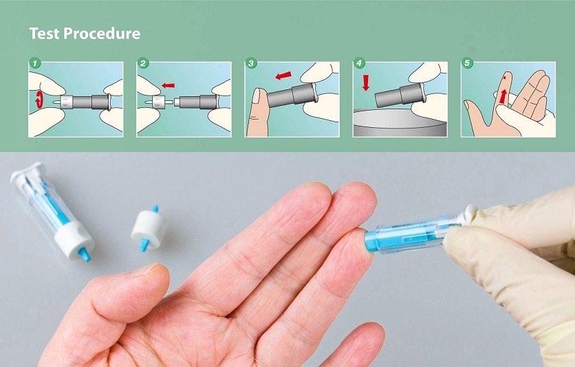 Medical Supplies Disposable Safety Blood Lancet Sterile for Blood Collection