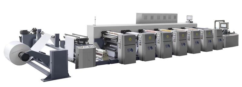 Five Color Six Color Seven Color Eight Color Printer Flexography Printing Machine