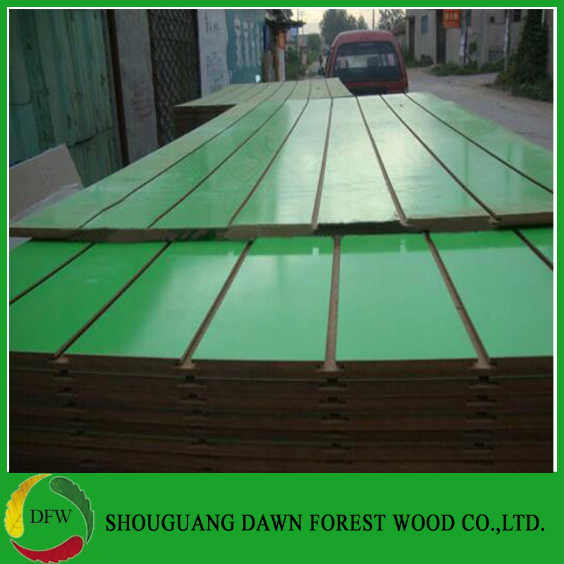 Different Colored Laminated Slotwall MDF/Slotted MDF Price