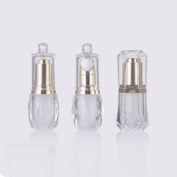 Empty 10ml Acrylic Dropper Plastic Bottles, Skincare Essential Oil Bottles