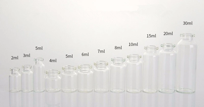 Customized Tubular Sterile 10ml Glass Vial Flip Top Steroids Vials Glass Vials for Steroids