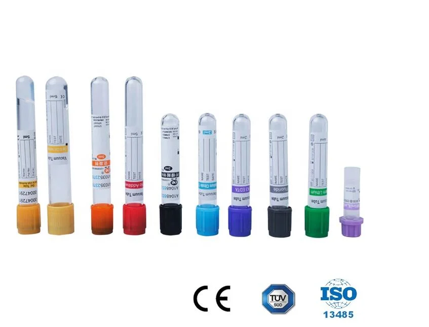 Plastic Green Gel Lithium Heparin Vacuumed Tubes for Blood Collection