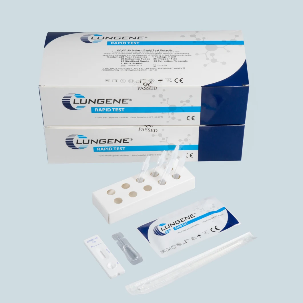 Colloidal Gold Method Factory Directly Supply Antigen One Step Rapid Test for Diagnostic Blood