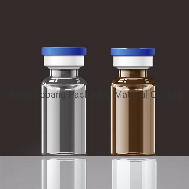 Empty Glass Vials 6ml Amber Tubular Vials