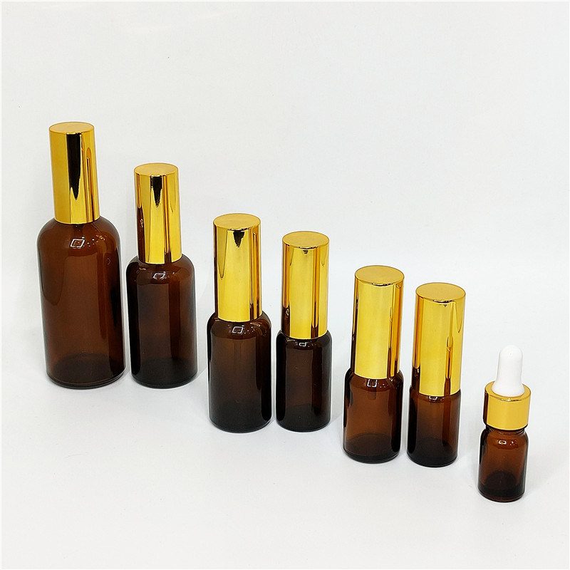 5ml 10ml 15ml 30ml 50ml 60ml 100ml Amber Liquid Bottles, Essential Oil Bottles, Glass Dropper Bottles, Lotion Bottles, Perfume Bottles