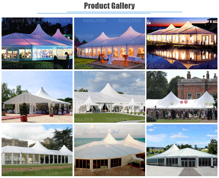Elegant PVC Tents Used for Smaller Events or More Intimate Gatherings
