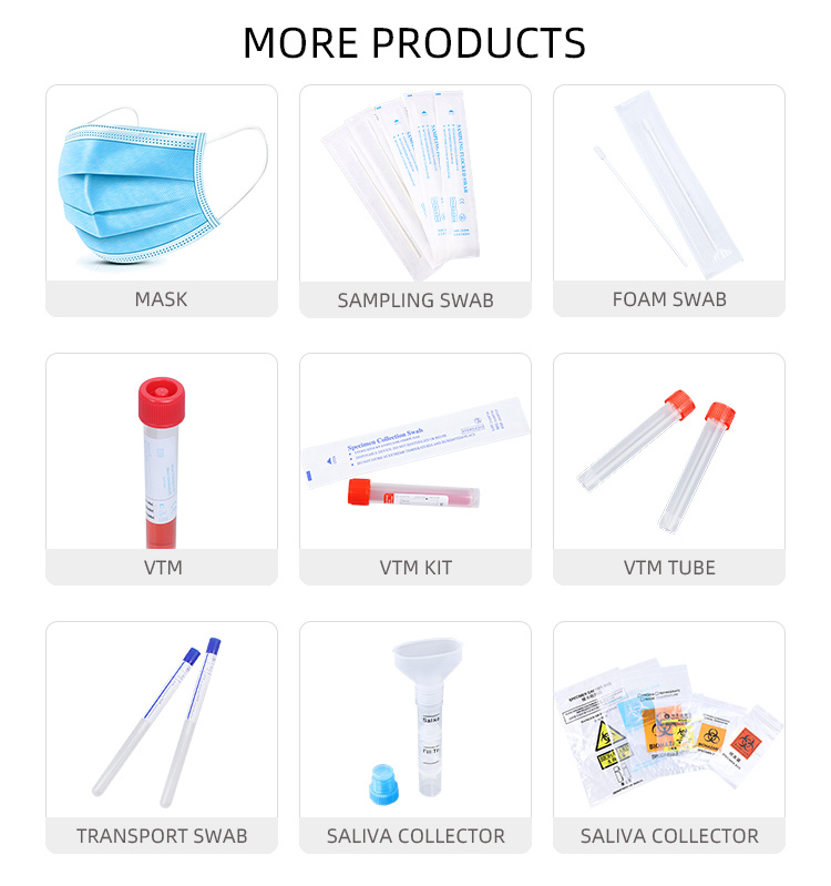 Fast Shipping Medical DNA Collection Saliva Testing Simple Tubes