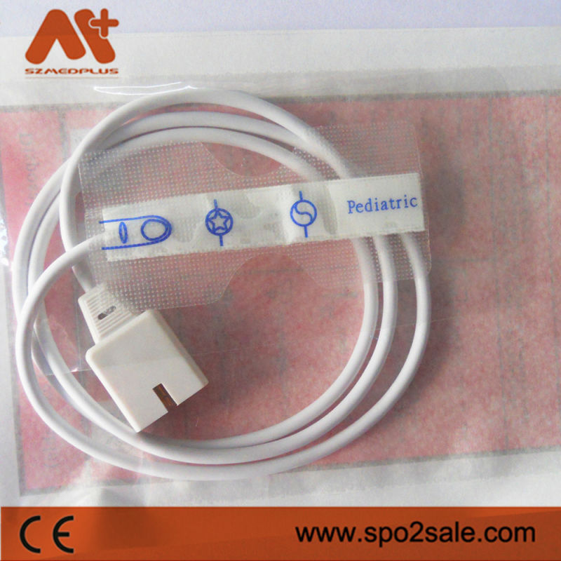 Wholesale Compatible Nellcor Oximax Max-P Pediatric Disposable SpO2 Sensor, 3FT