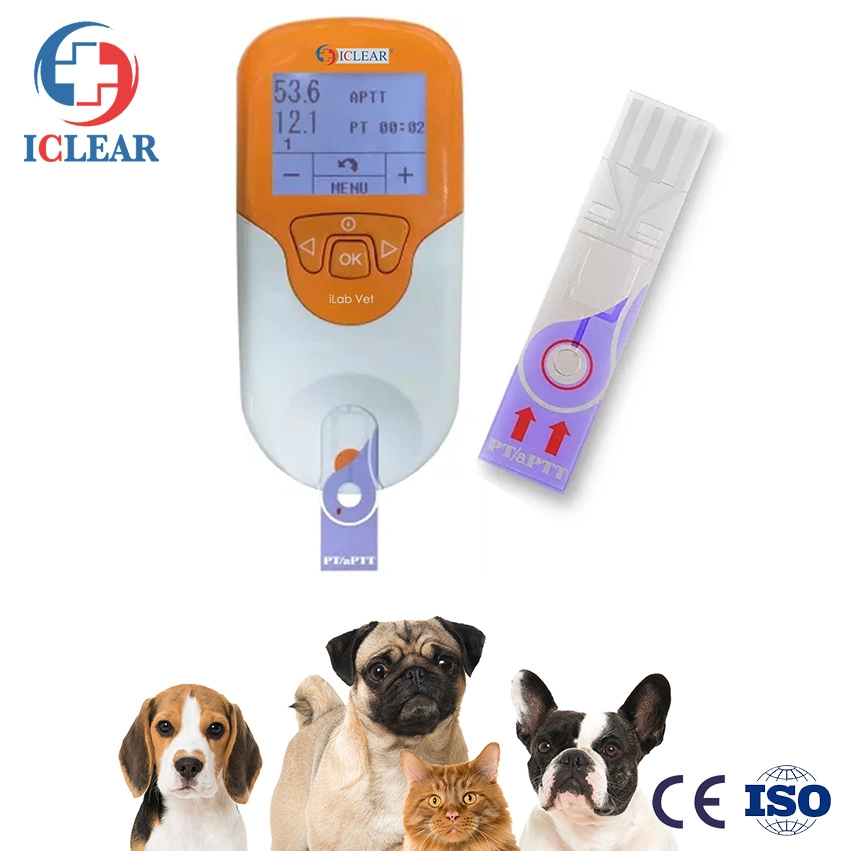 Veterinary Use Warfarin Portable Vet PT/Inr/Aptt Blood Coagulation Meter Analyzer