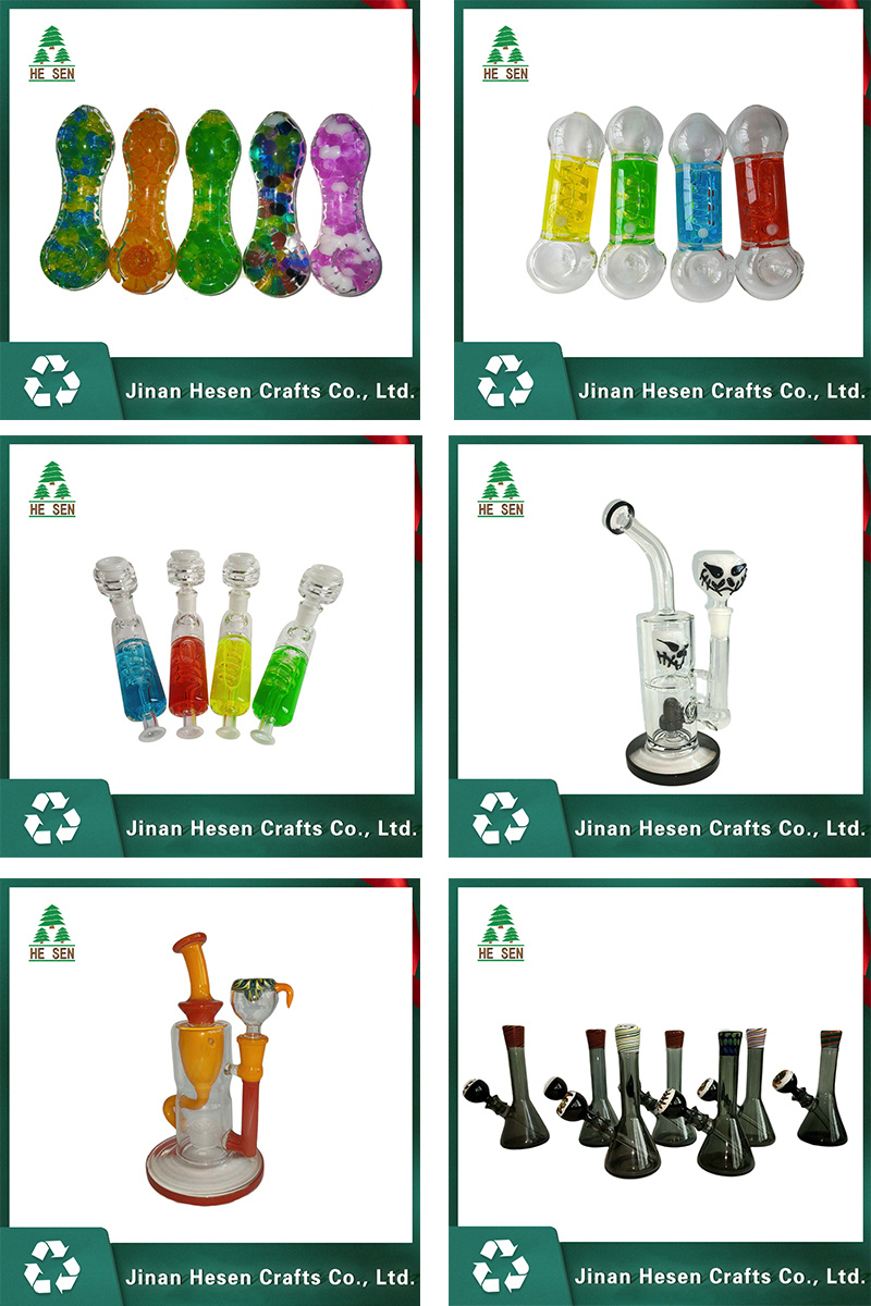 Best-Selling Glass Smoking Pipes Water Pipes with Gift Boxes