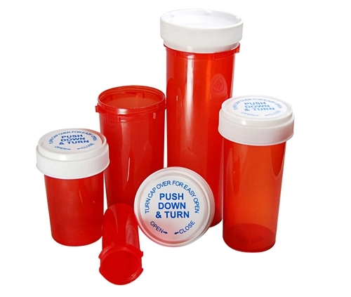 Assorted Colors Reversible Cap Vial 20 DRAM