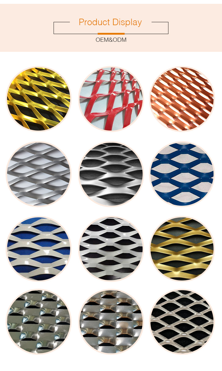 Different Types of Decorative Expanded Metal Different Types of Wire Mesh