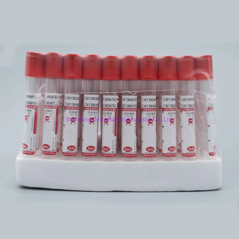 Plastic Plain Vacuum Blood Collection Tube