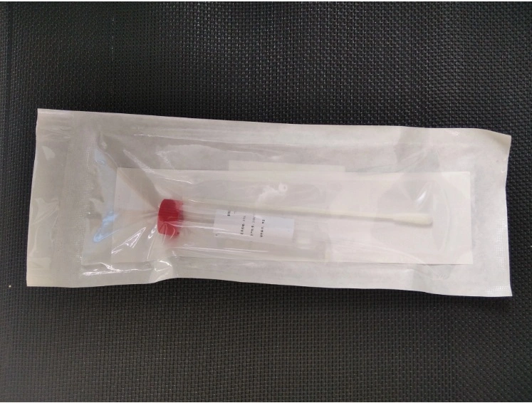Lab Diagnosis Disposable Sampling Consumables Flocked Sterile Specimen Nasopharyngeal Collection Swab with Tube
