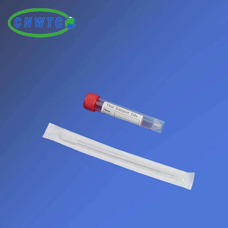 Disposable Virus Specimen Collection Tube Viral Transport Tube Vtm Tube with Nasal and Oral Throat Swab