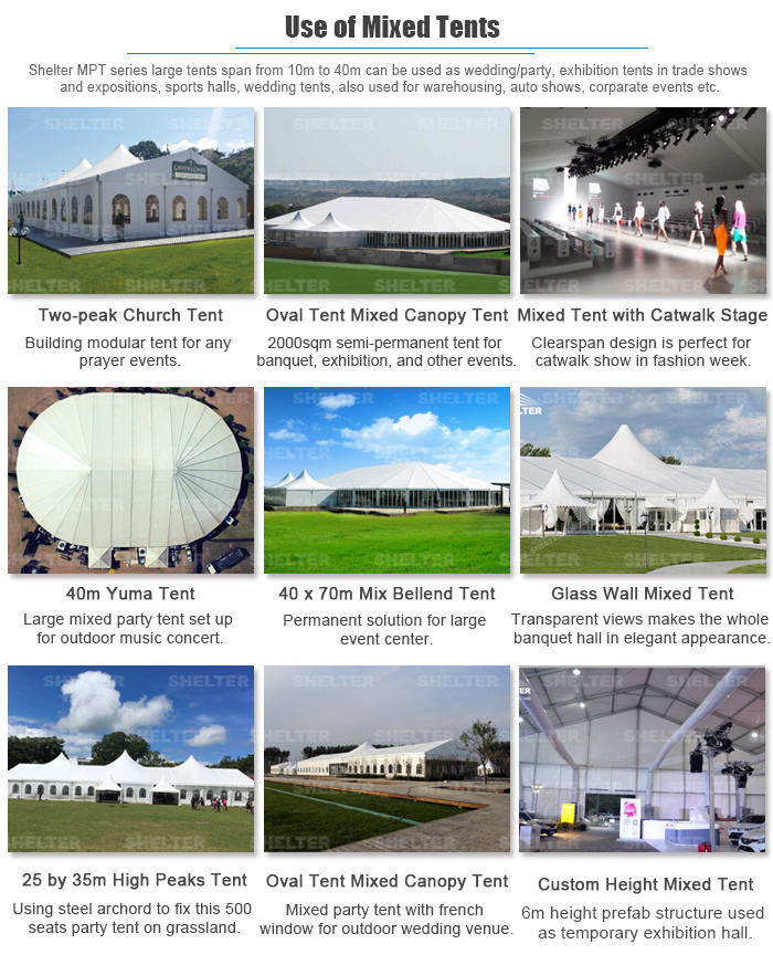 Elegant PVC Tents Used for Smaller Events or More Intimate Gatherings