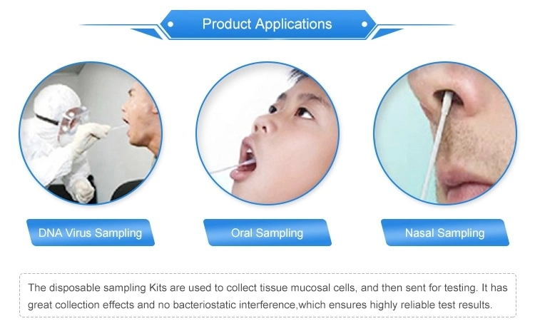 Specimen Sampling Test Swab Tube Collection Universal Viral Transport Media Specimen Collection Tube