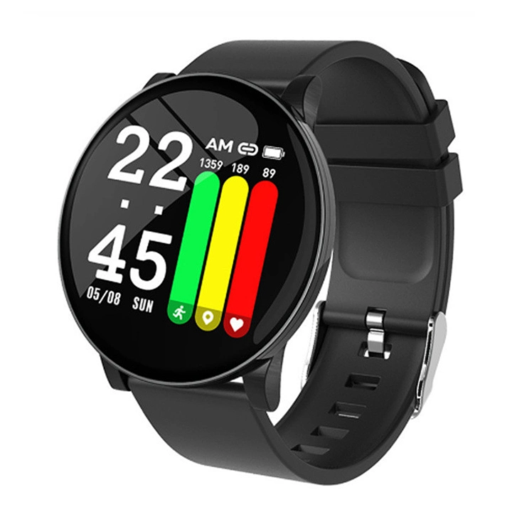 W8 Color Screen Smart Watch for Fashion Sports/ Heartbeat Blood Pressure/Blood Oxygen