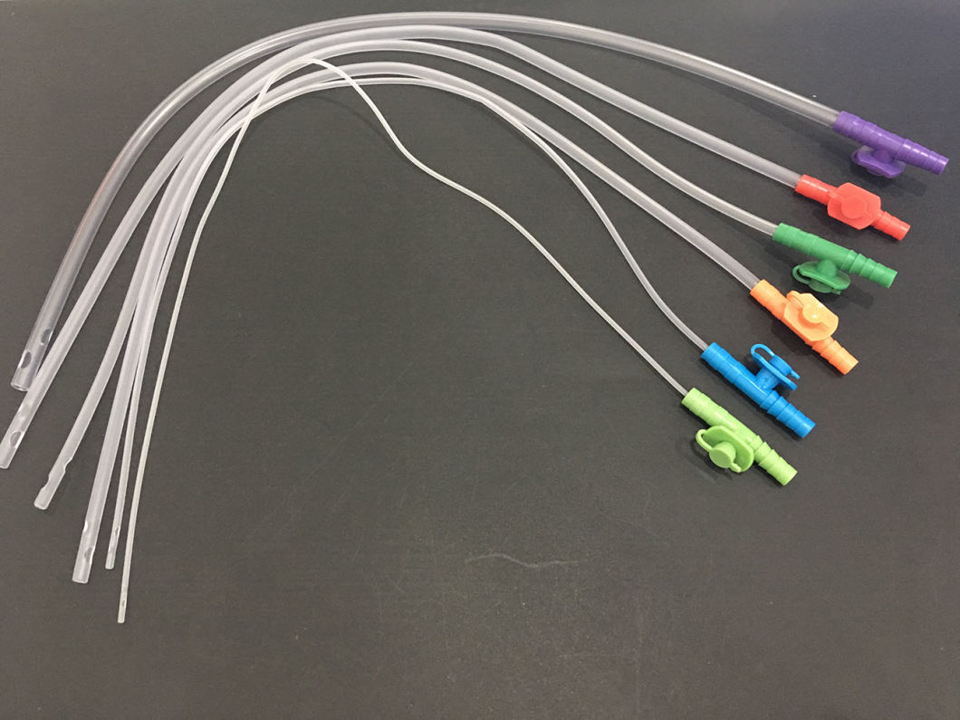 Color-Coded Connector Suction Catheter
