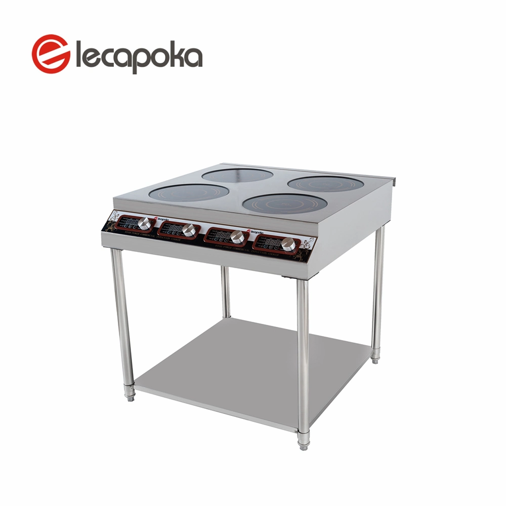 Custom Stainless 3500W 4 Burners Kitchen Professional Electrical Industrial New Restaurant Commercial Large Cooking Equipment