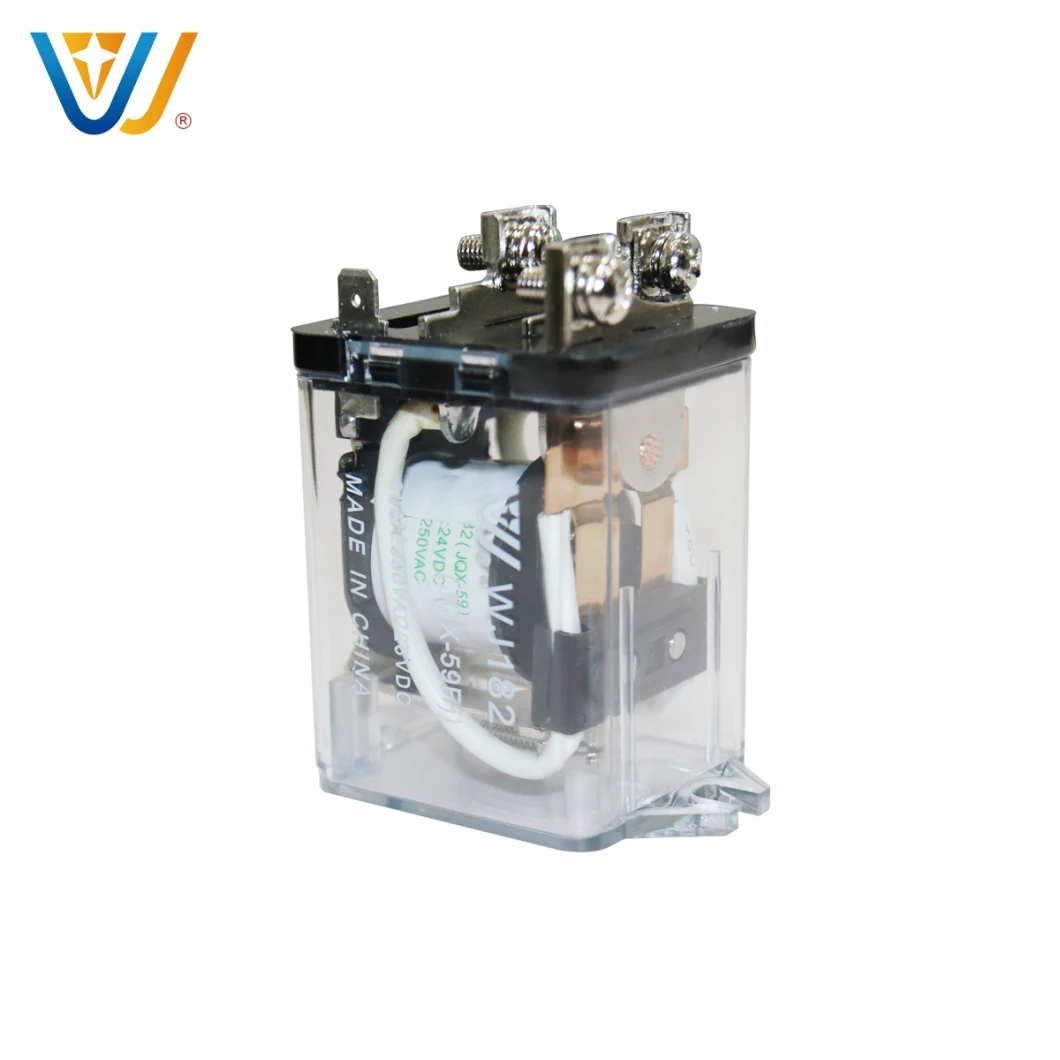 Wanjia 80A 250VAC 220V Relays with Silver Contact