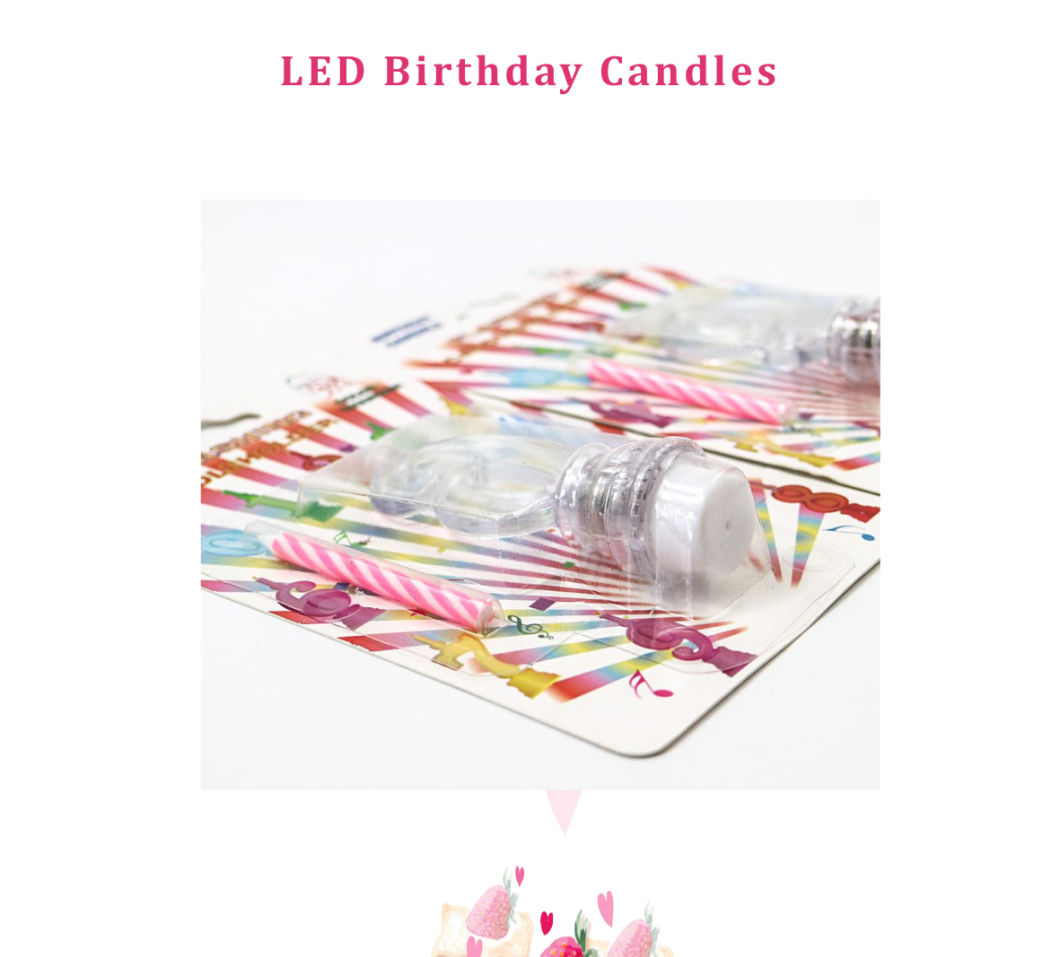 Multicolor Flashing 0-9 Number Candles LED Number Birthday Candle for Party
