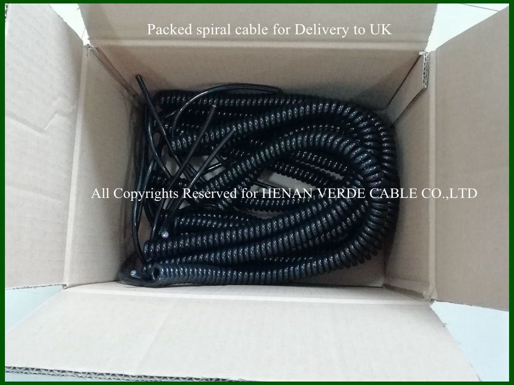 PVC Spring Auto Car Computer Special Electrical Spiral Coiled Cable