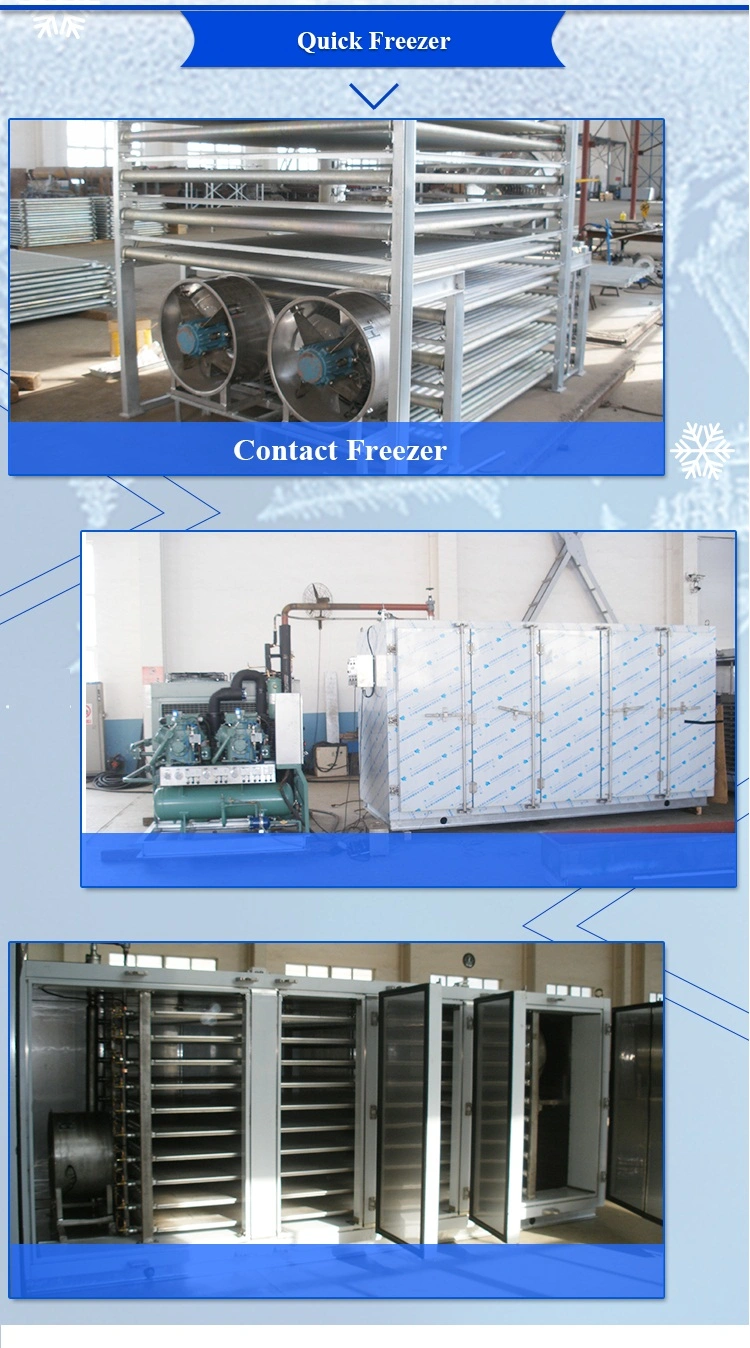 Aluminum Alloy Horizontal Plate Freezer/IQF Contact Plate Freezer/Blast Quick Freezer