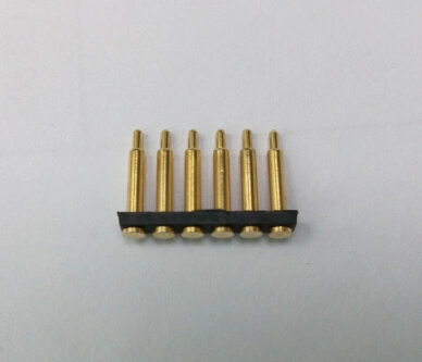 2.5mm Pitch Pogo Pin Connector, Gold Plated for Contacts