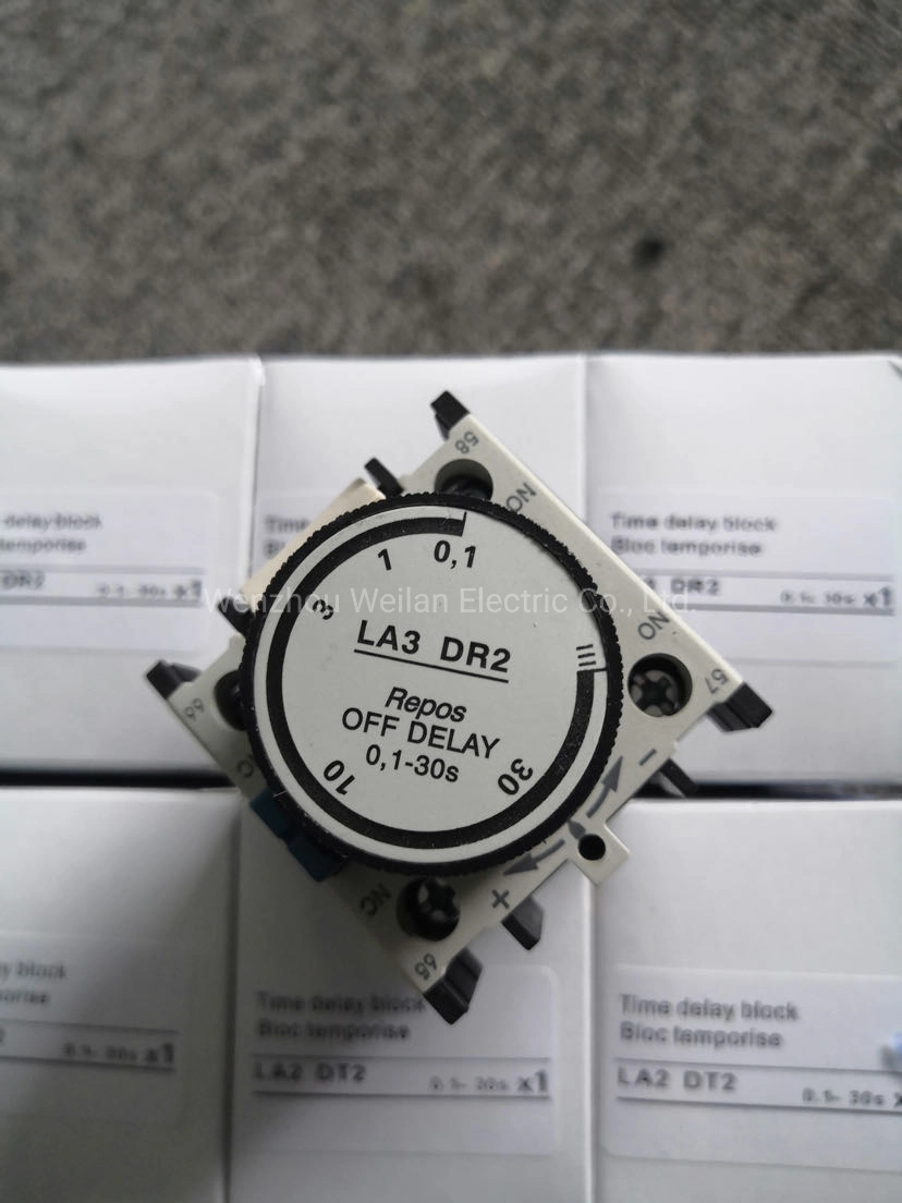 Delay Timer for AC Contactors Auxiliary Blocks Delay Timer Auxiliary Contact