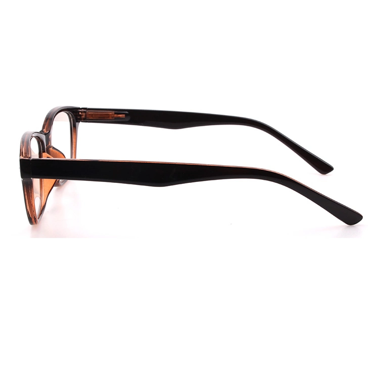 Factory Directly Stylish Black Reading Glasses with Silver Rivet