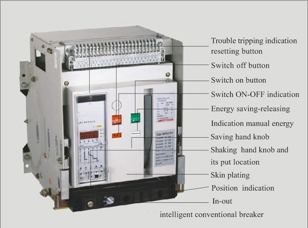 Silver Auxiliary Contact for 1600A Acb Drowout Air Circuit Breaker