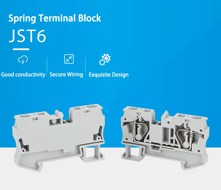 Universal Spring Contact Terminal Block Rail Type