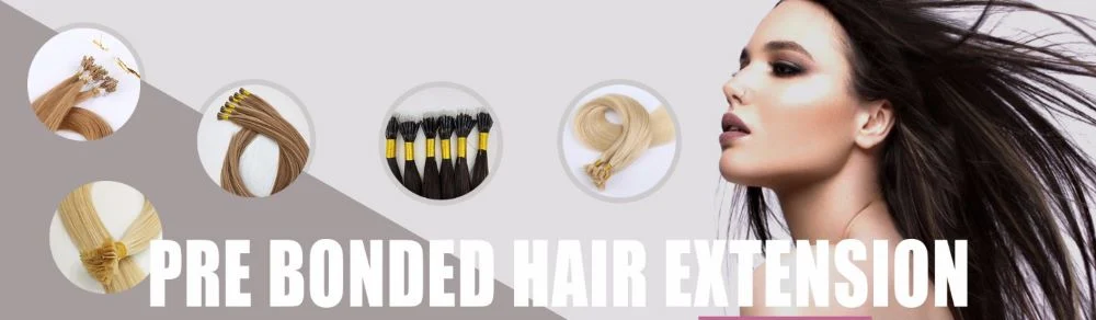 U-Tip/I-Tip/Flat -Tip Prebonded Hair Extension Human Hair Keratin Hair