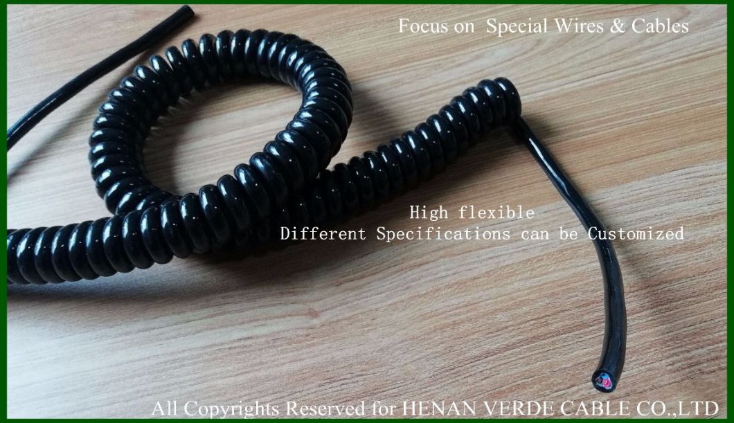 PVC Spring Auto Car Computer Special Electrical Spiral Coiled Cable