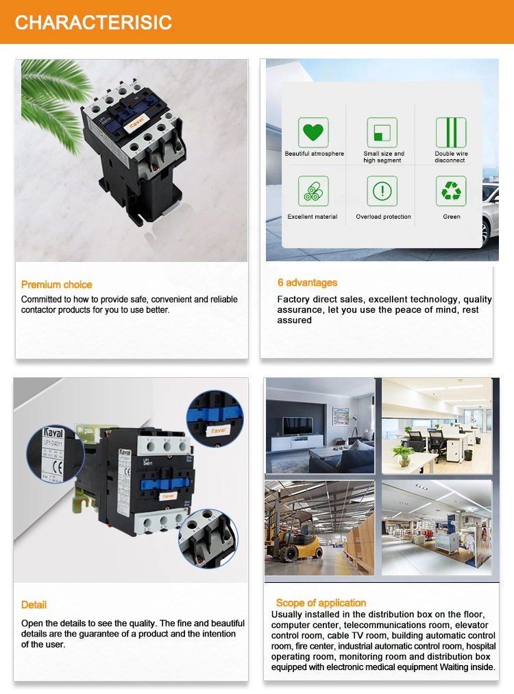 Free Sample Factory Sales After Sale Reliable Contactor Magnetic Contactor Electrical Contactor