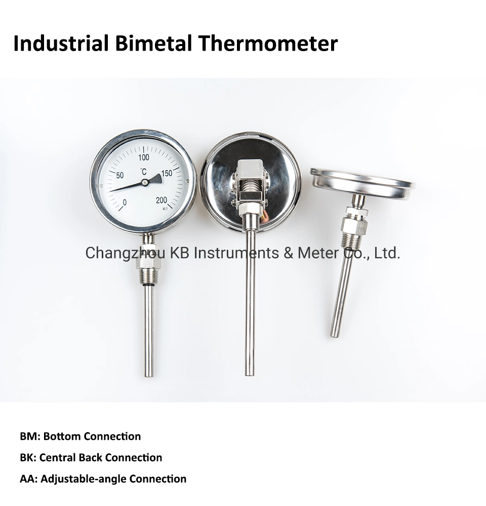 Industrial Bimetal Thermometer-HVAC Bimetal Thermometer Temperature Gauge