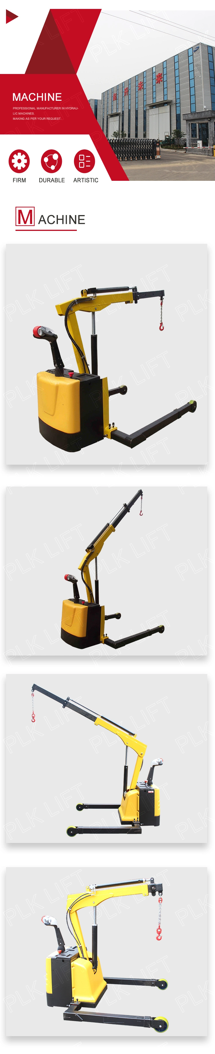 Factory Price Electric Moving Workshop Crane with Ce