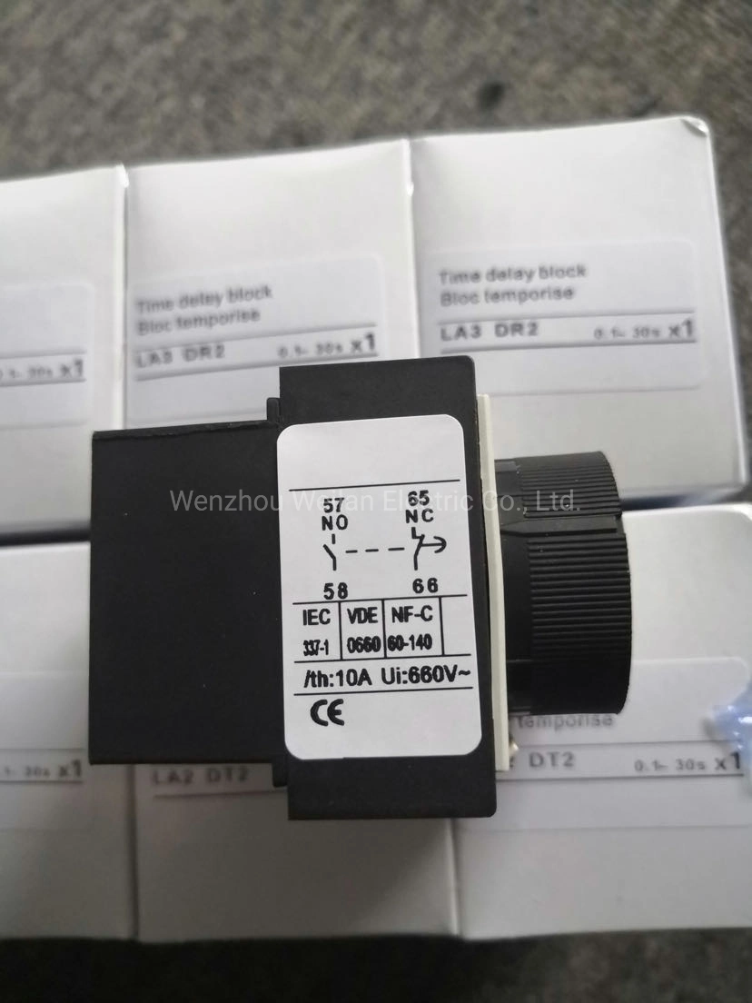 Delay Timer for AC Contactors Auxiliary Blocks Delay Timer Auxiliary Contact