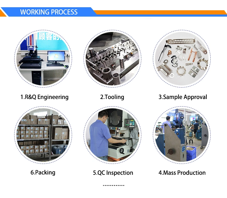 Electrical Terminal Stamping Copper Crimp Battery Contact Electrical Terminal Connector