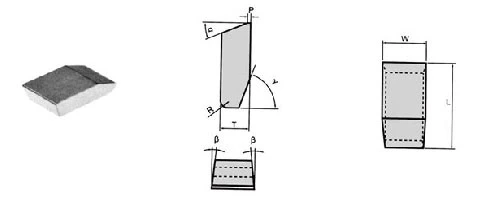 Tungsten Carbide Blade Tips Carbide Drill Tips K10 Carbide Tips Cemented Carbide Insert Tips