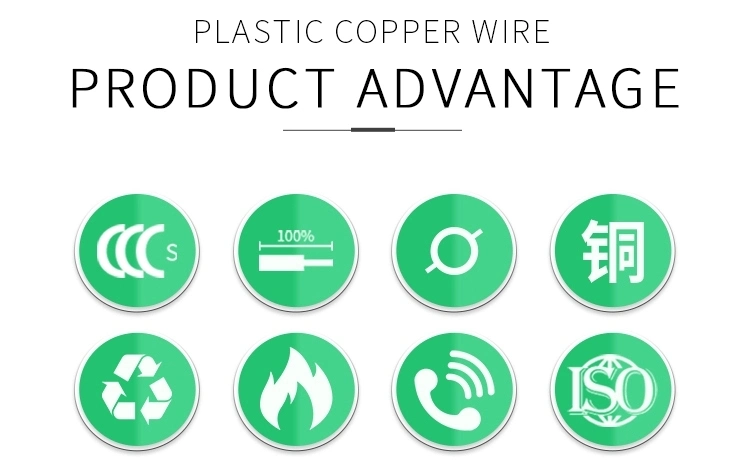 Copper Core Conductor Electrical Wire Cable Electrical PVC Insulated Wire with Best Selling