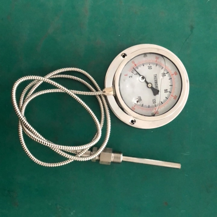 Vacuum Thermometer Gauge Bimetal 6