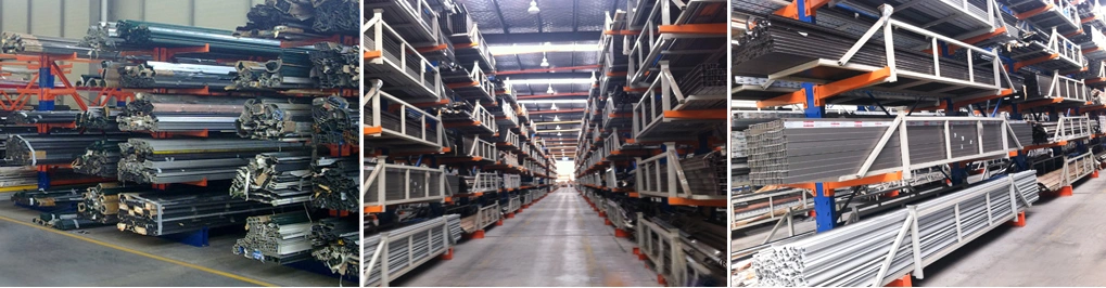Boltless Rivet Angle Teardrop Cantilever Metal Steel Warehouse Pallet Storage Shelving