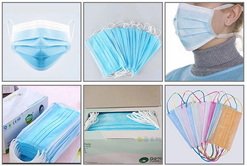 Auto Face Mask 3ply Mask Disposable Mask Making Machine